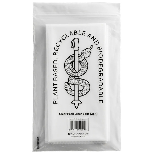 Gossamer Gear Clear Waterproof Pack Liner - 2 Pk.