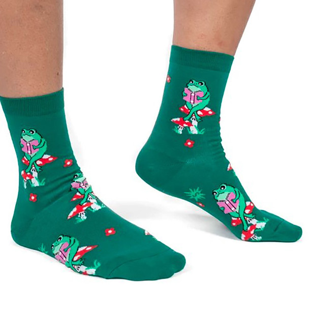 Sock It To Me Women's Toad Stool Crew Socks