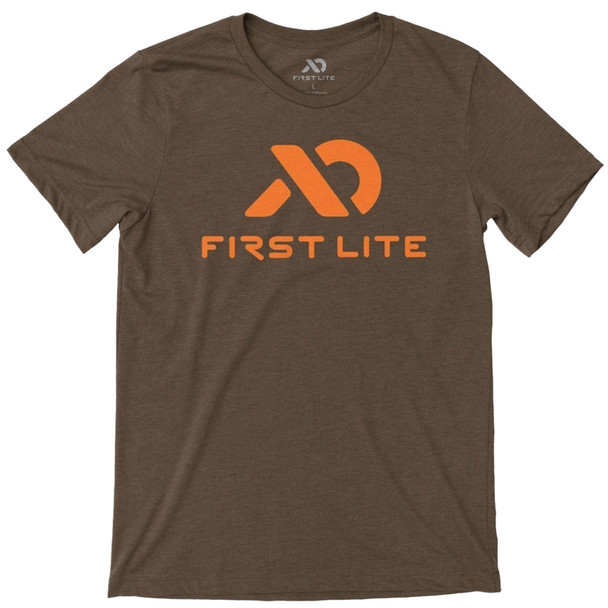 First Lite Men's Stacked Logo Short-Sleeve Shirt