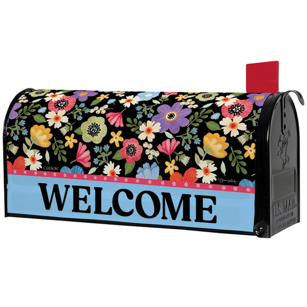 Carson Home Accents Scattered Wildflowers Mailbox Cover