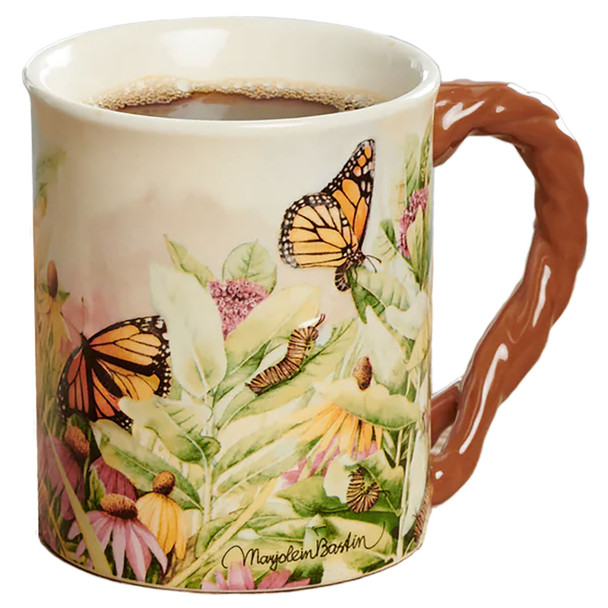 Wild Wings Magic Milkweed Sculpted Mug