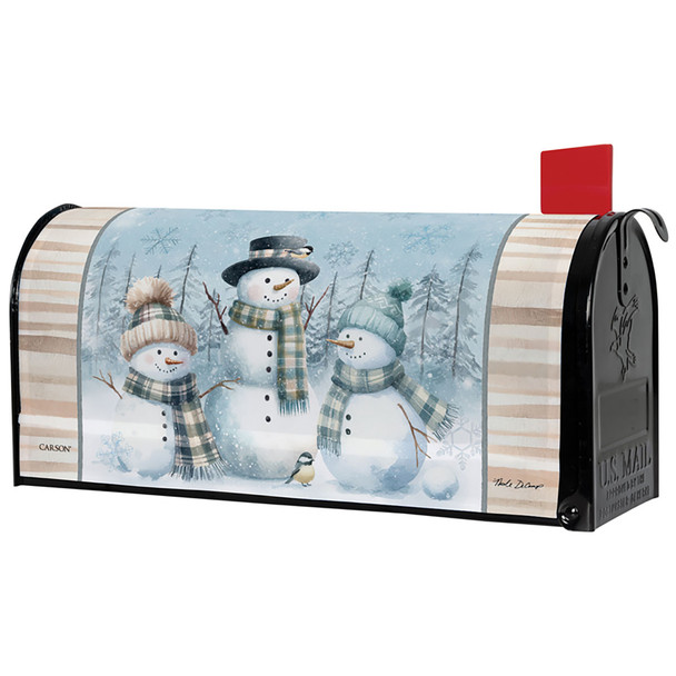 Carson Home Accents Winter Day Snowman Mailbox Cover