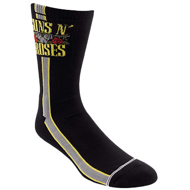 Perri's Socks Men's Guns N' Roses Side Stripe Crew