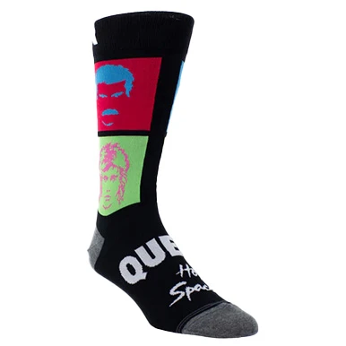 Perri's Socks Men's Queen Hot Space Crew