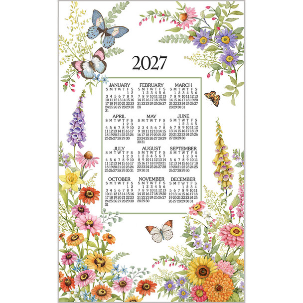 Kay Dee Designs 2027 Garden Walk Calendar Towel