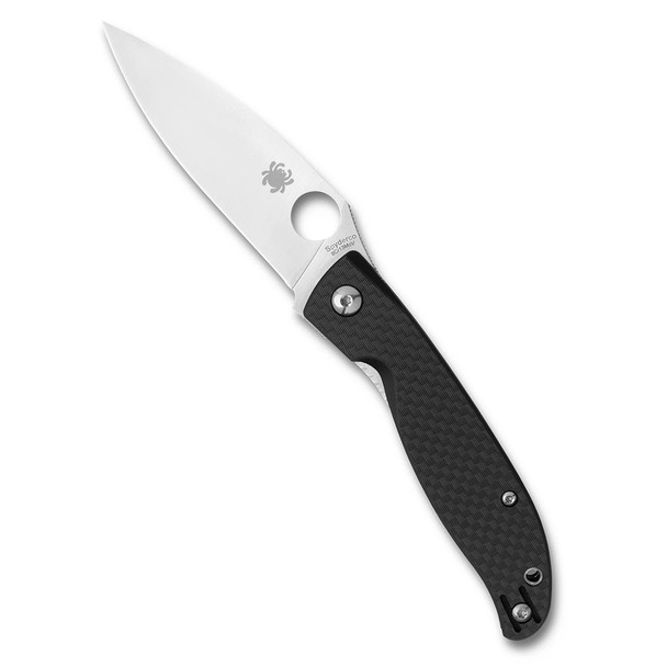Spyderco Mantra 4 Carbon Fiber PlainEdge Folding Knife