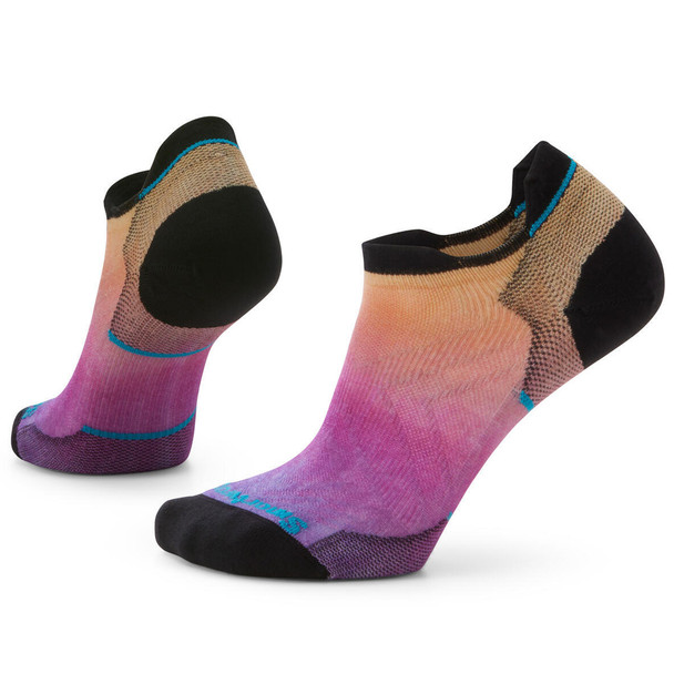 SmartWool Women's Run Zero Cushion Ombre Print Low Ankle Sock