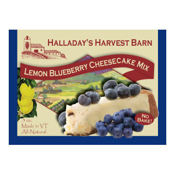 Halladay's Harvest Barn Lemon Blueberry Cheesecake Mix