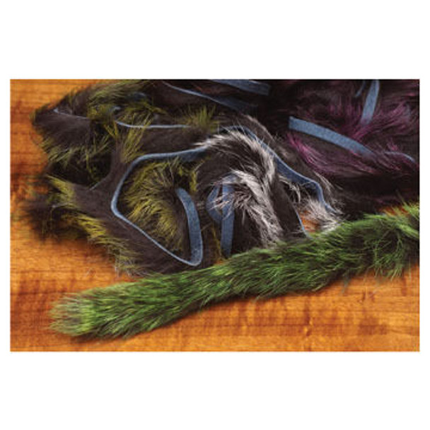 Hareline Frostip Rabbit Strips 1/8" Fly Tying Material - 4 Pk.