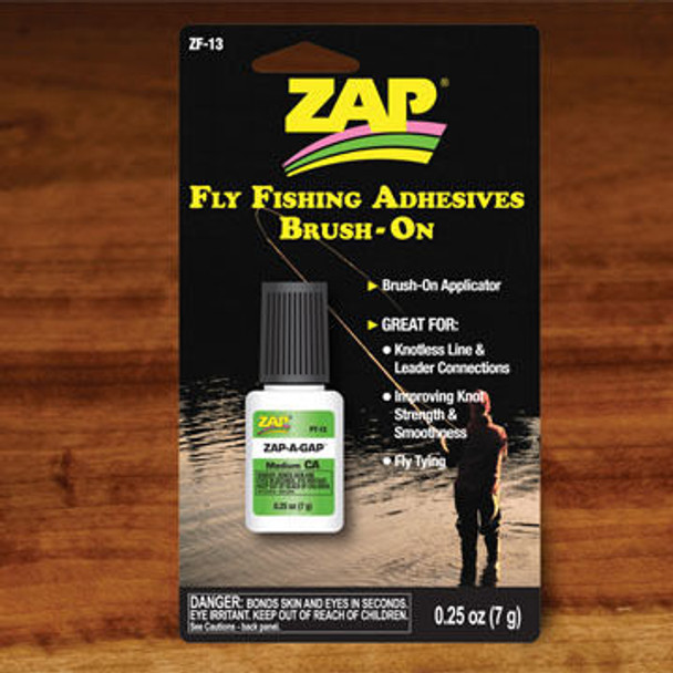 Hareline Zap-A-Gap Brush-On Fly Tying Adhesive