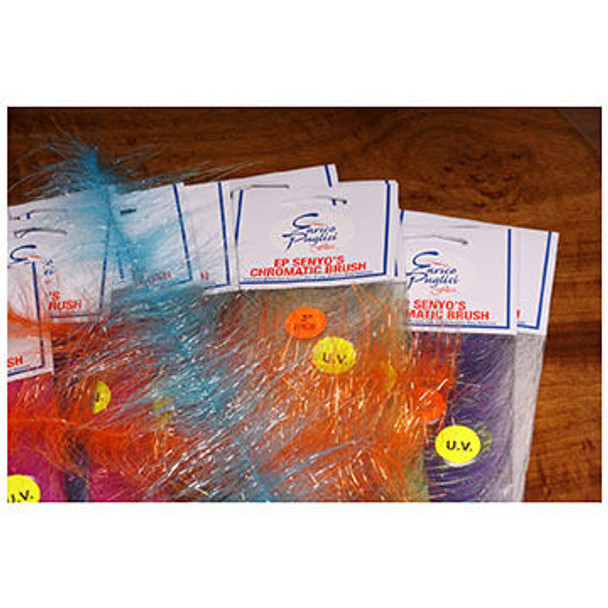 Hareline EP Senyo's Chromatic Brush 3" Wide Fly Tying Material - 6 Pk.