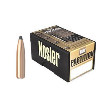 Nosler Partition 6.5mm 140 Grain .264" Spitzer Point Rifle Bullet (50)