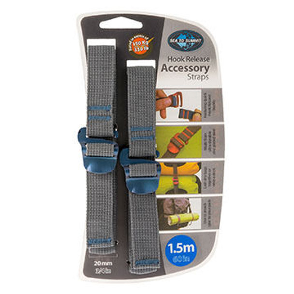 Sea to Summit 20mm Accessory Strap w/ Hook Release - 2 Pk.