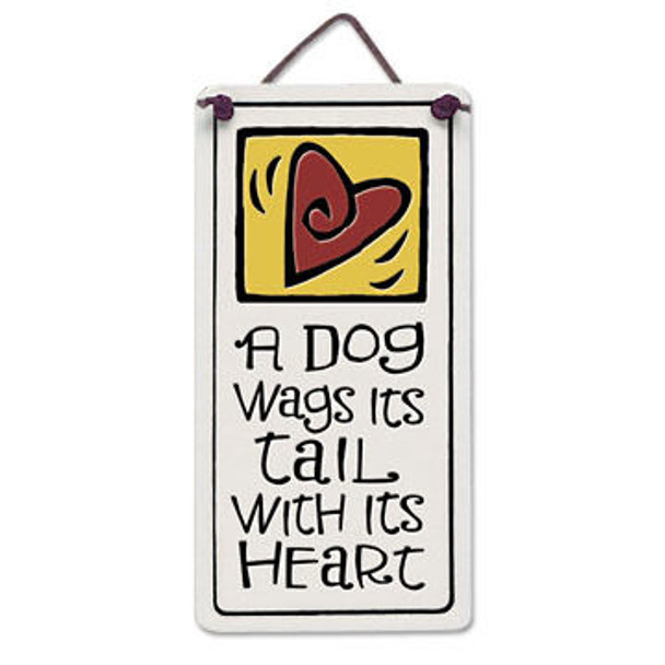 Spooner Creek "Dog Wags Tail" Mini Charmer Tile