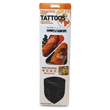 Gear Aid Tenacious Tape Tattoos Shaped Repair Patch Kit