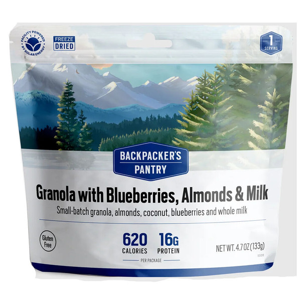 Backpacker's Pantry Granola w/ Milk & Blueberries - 1 Serving