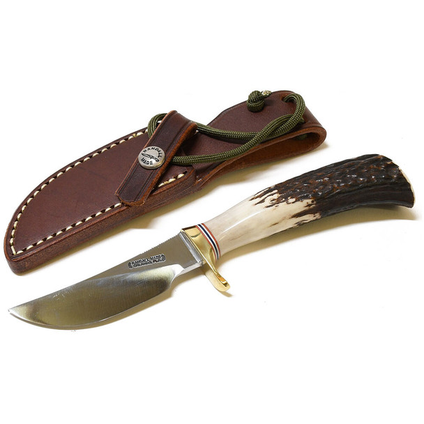 Randall Model 21 Little Game Stag Handle Fixed Blade Knife