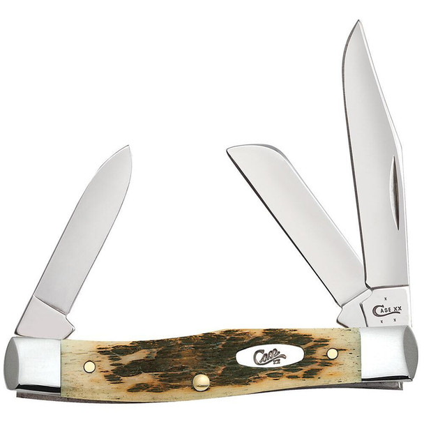 Case Medium Stockman Bone CV Pocket Knife