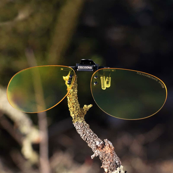 Cocoons Oval 56 Low Vision Flip-Up Sunglasses