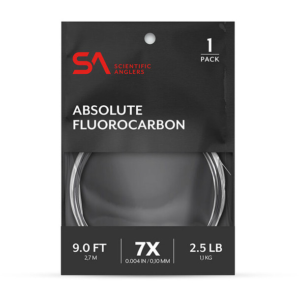Scientific Anglers Absolute Fluorocarbon Leader - 9 Ft.