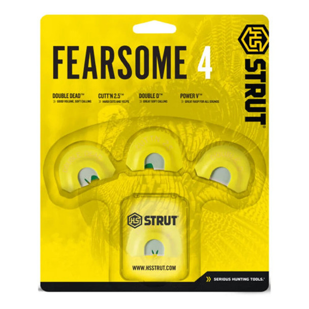 Hunter's Specialties Fearsome 4 Diaphragm Call 4 Pack