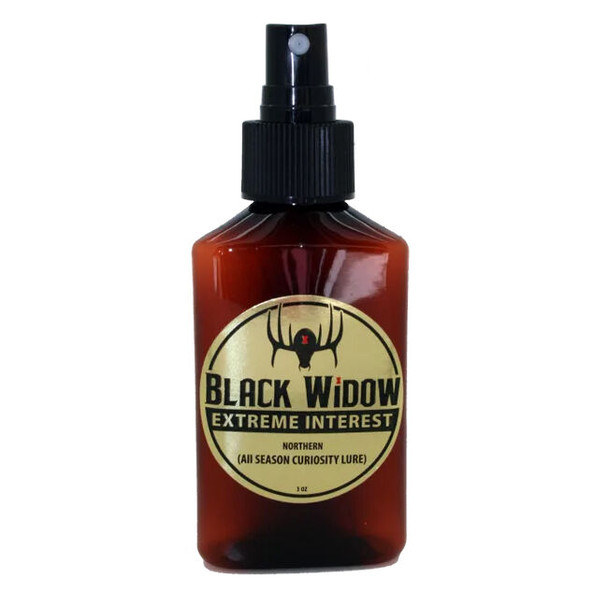 Black Widow Extreme Interest Northern Whitetail Lure - 3 oz. Black Widow Extreme Interest Northern Whitetail Lure - 3 oz.