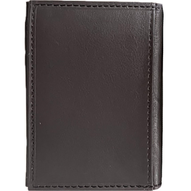 Deerfield Leathers Men's Classic Leather Card Holder Bifold RFID Wallet