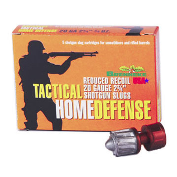 Brenneke USA Tactical Home Defense 20 GA 2-3/4" 1 oz. Slug Ammo (5)