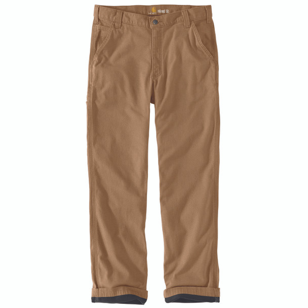 Carhartt Men's Big & Tall Rugged Flex Rigby Dungaree Knit Lined Pant
