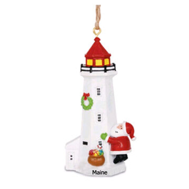 Cape Shore Resin Peggy's Cove Lighthouse Ornament