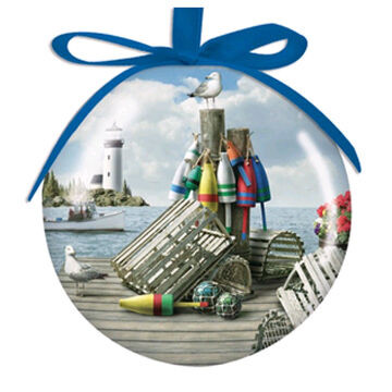 Cape Shore Spliced Ball Dockside Ornament