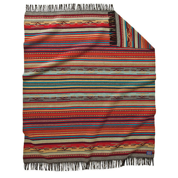 Pendleton Woolen Mills Fringed Jacquard Throw
