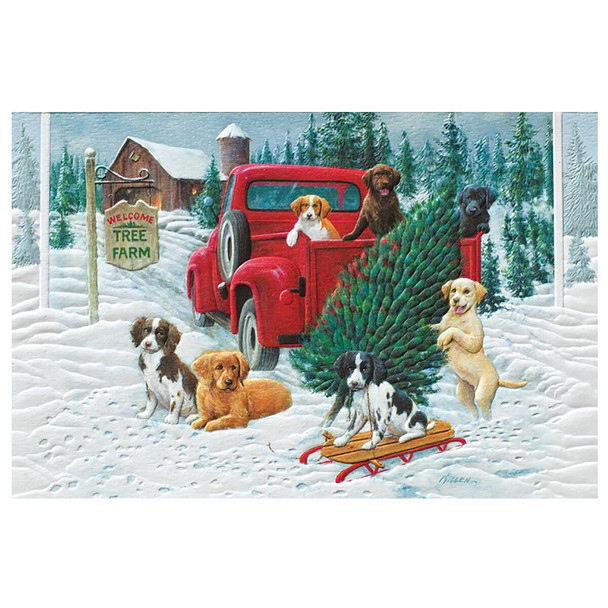 Pumpernickel Press Pick-Up Puppies Deluxe Boxed Greeting Cards