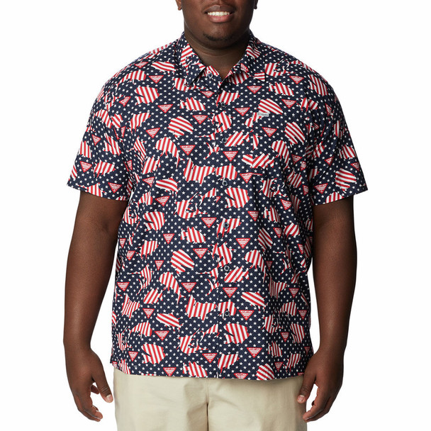 Columbia Men's Big & Tall PFG Trollers Best Short-Sleeve Shirt