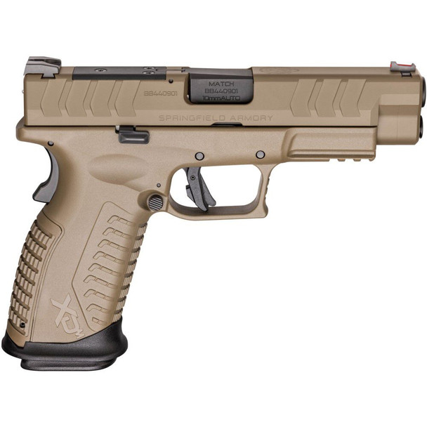 Springfield XD-M Elite OSP Desert FDE 4.5" 10mm 16-Round Pistol w/ 2 Magazines