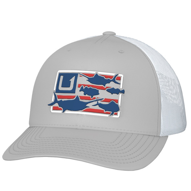 Huk Youth Trophy Flag Trucker Hat