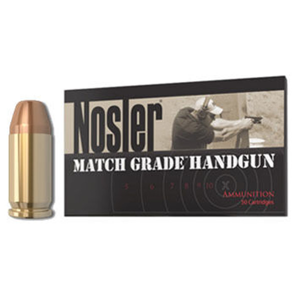 Nosler Match Grade 45 ACP 230 Grain JHP Handgun Ammo (50)