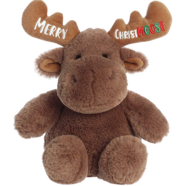 Aurora Just Sayin' Merry Christ-MOOSE Stuffed Animal