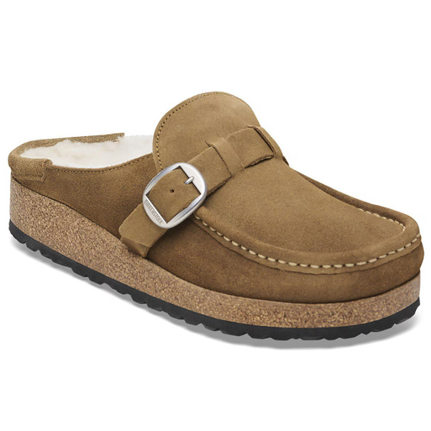 Birkenstock Women's Buckley Shearling Suede Leather Moc Clog Birkenstock Women's Buckley Shearling Suede Leather Moc Clog