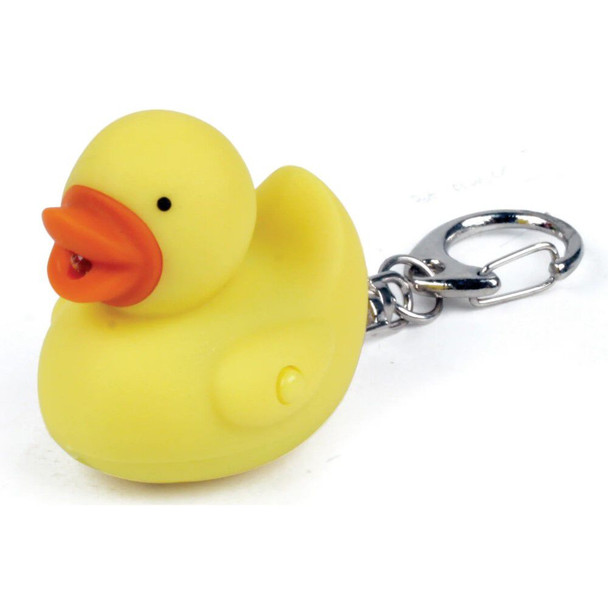 Kikkerland Duck LED & Sound Keychain