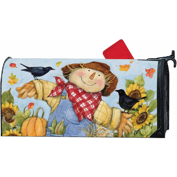 MailWraps Garden Scarecrow Magnetic Mailbox Cover