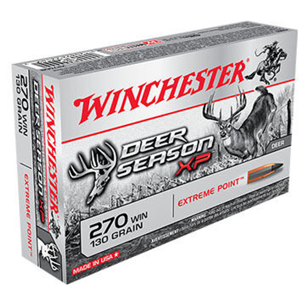 Winchester Deer Season XP 270 Winchester 130 Grain Extreme Point Rifle Ammo (20)