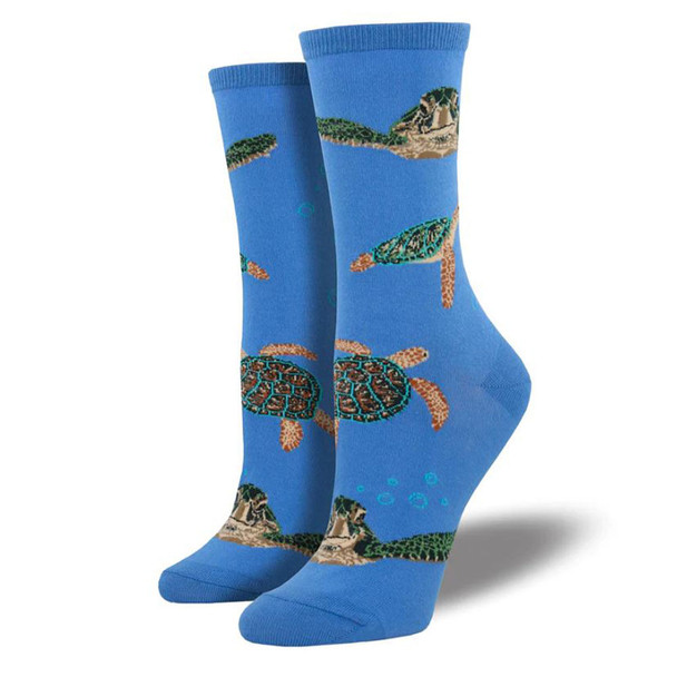 Socksmith Design Women's Sea Turtle Crew Sock