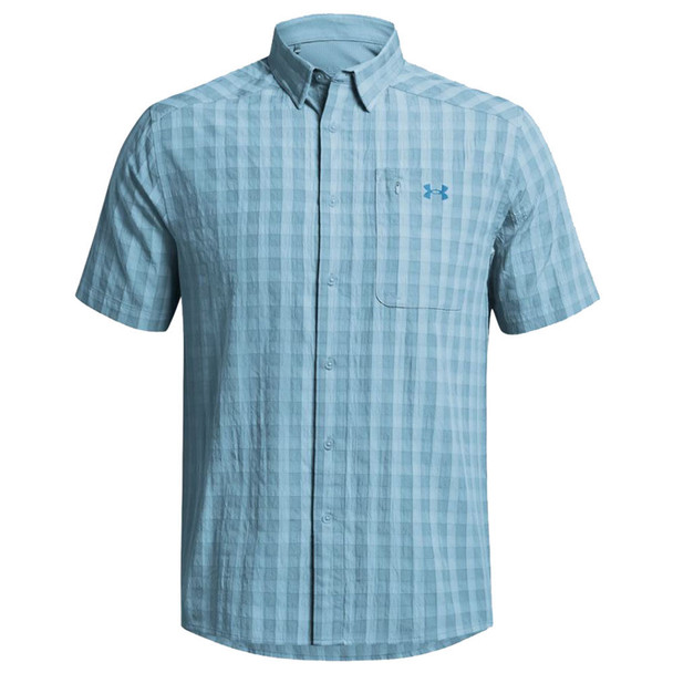 Under Armour Men's UA Drift Tide Plaid Short-Sleeve Shirt
