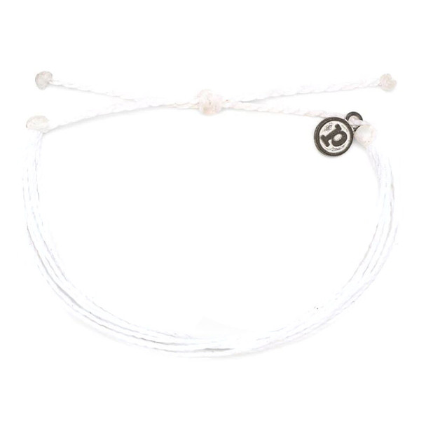 Pura Vida Bracelets Women's White Solid Original Bracelet