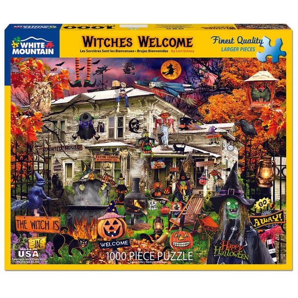 White Mountain Jigsaw Puzzle - Witches Welcome