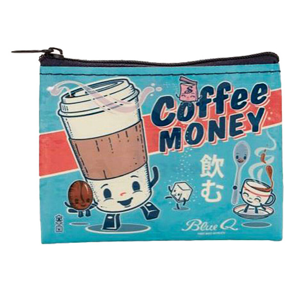 Blue Q Women's Coffee Money Coin Purse