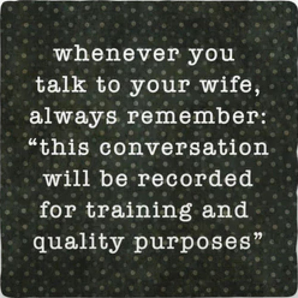 Paisley & Parsley Designs Recorded Marble Tile Coaster