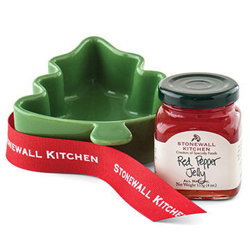 Stonewall Kitchen Red Pepper Jelly Tree Ramekin Gift