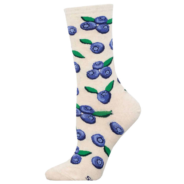 Socksmith Design Women's Blueberries Crew Sock